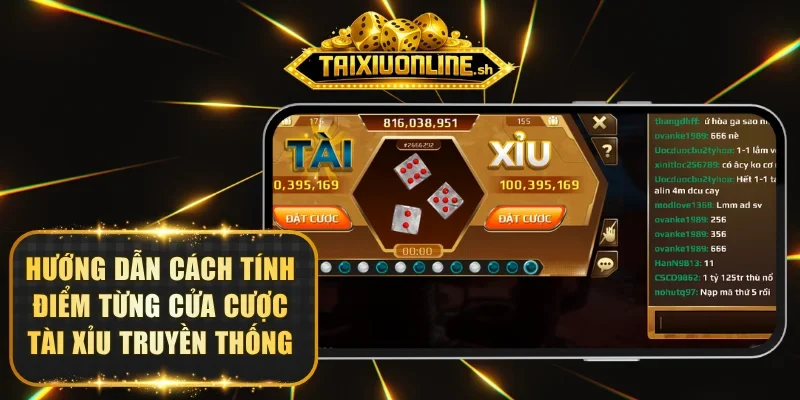 Cập nhật cách tính điểm tương ứng với từng cửa cược
